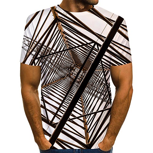 Men's T shirt 3D Print Graphic Print Short Sleeve Daily Tops Streetwear Black Blue Light Brown
Men's T shirt 3D Print Graphic Print Short Sleeve Daily Tops Streetwear Black Blue Light Brown