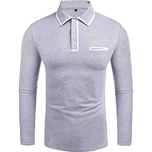 men's polo shirts fashion solid big and tall 2018 stylish contrast color regular-fit plaid long sleeve jersey polo collar t shirt (gray xxl)
men's polo shirts fashion solid big and tall 2018 stylish contrast color regular-fit plaid long sleeve jersey polo collar t shirt (gray xxl)