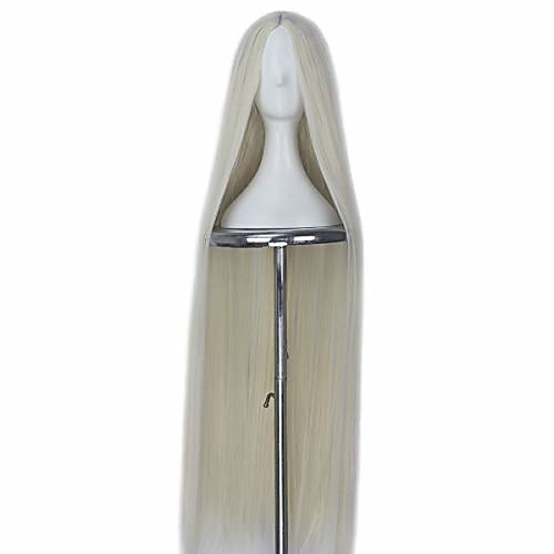miss u hair unisex extra long 110cm/43.3inch straight wig center part cosplay costume wig (platinum)
miss u hair unisex extra long 110cm/43.3inch straight wig center part cosplay costume wig (platinum)