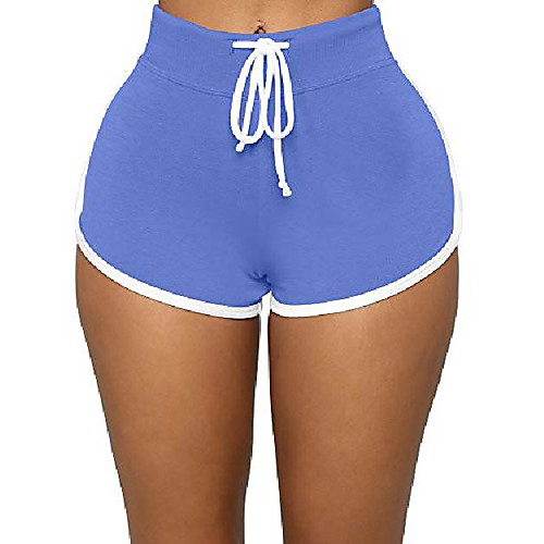 women's workout yoga elastic waist running booty hot pants control gym shorts light blue
women's workout yoga elastic waist running booty hot pants control gym shorts light blue