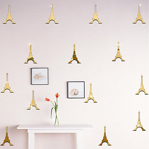 Famous / Still Life / Tower Shapes Wall Stickers Mirror Wall Stickers Decorative Wall Stickers, Acrylic Home Decoration Wall Decal Wall Decoration 12pcs 12Pcs 107cm
Famous / Still Life / Tower Shapes Wall Stickers Mirror Wall Stickers Decorative Wall Stickers, Acrylic Home Decoration Wall Decal Wall Decoration 12pcs 12Pcs 107cm