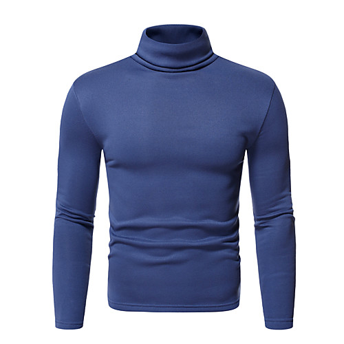Men's Knitted Solid Color Pullover Long Sleeve Sweater Cardigans Turtleneck Fall Spring White Black Wine
Men's Knitted Solid Color Pullover Long Sleeve Sweater Cardigans Turtleneck Fall Spring White Black Wine