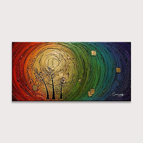 Oil Painting Hand Painted Horizontal Abstract Modern Rolled Canvas (No Frame)
Oil Painting Hand Painted Horizontal Abstract Modern Rolled Canvas (No Frame)