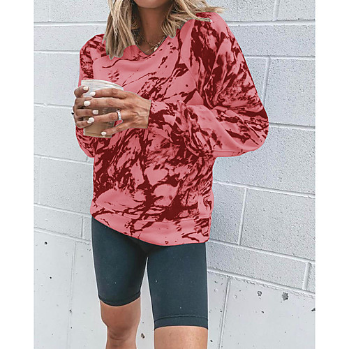 Women's Pullover Sweatshirt Graphic Tie Dye Daily Basic Casual Hoodies Sweatshirts White Blue Blushing Pink
Women's Pullover Sweatshirt Graphic Tie Dye Daily Basic Casual Hoodies Sweatshirts White Blue Blushing Pink