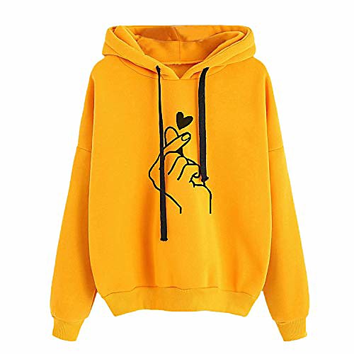 eduavar womens blouse tops women's hoodie casual long sleeve sweatshirt v neck pullover tops tunics for women (yellow, s)
eduavar womens blouse tops women's hoodie casual long sleeve sweatshirt v neck pullover tops tunics for women (yellow, s)
