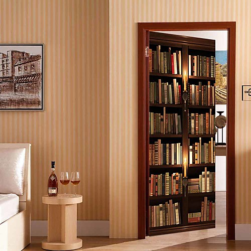 3D Bookcase Self-adhesive Creative Door Stickers Living Room DIY Decoration Home Waterproof Wall Stickers
3D Bookcase Self-adhesive Creative Door Stickers Living Room DIY Decoration Home Waterproof Wall Stickers