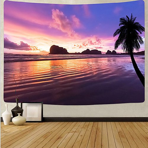 Wall Tapestry Art Deco Blanket Curtain Picnic Table Cloth Hanging Home Bedroom Living Room Dormitory Decoration Polyester Fiber Beach Series Coconut Tree Sea Wave Sunset
Wall Tapestry Art Deco Blanket Curtain Picnic Table Cloth Hanging Home Bedroom Living Room Dormitory Decoration Polyester Fiber Beach Series Coconut Tree Sea Wave Sunset