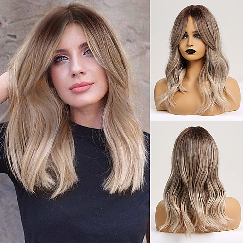Synthetic Wig / Bangs Curly / Water Wave Style Side Part Capless Wig Grey Synthetic Hair 18 inch Women's Cosplay / Women / Synthetic Dark Gray Wig Long Cosplay Wig
Synthetic Wig / Bangs Curly / Water Wave Style Side Part Capless Wig Grey Synthetic Hair 18 inch Women's Cosplay / Women / Synthetic Dark Gray Wig Long Cosplay Wig