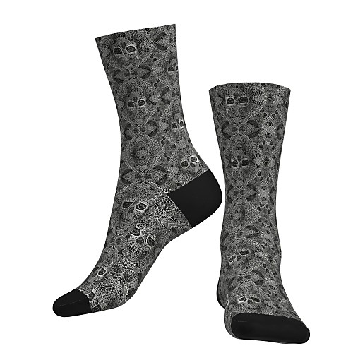Crew Socks Compression Socks Calf Socks Athletic Sports Socks Cycling Socks Women's Men's Bike / Cycling Lightweight Breathable Anatomic Design 1 Pair Graphic Skull Cotton Grey S M L / Stretchy
Crew Socks Compression Socks Calf Socks Athletic Sports Socks Cycling Socks Women's Men's Bike / Cycling Lightweight Breathable Anatomic Design 1 Pair Graphic Skull Cotton Grey S M L / Stretchy
