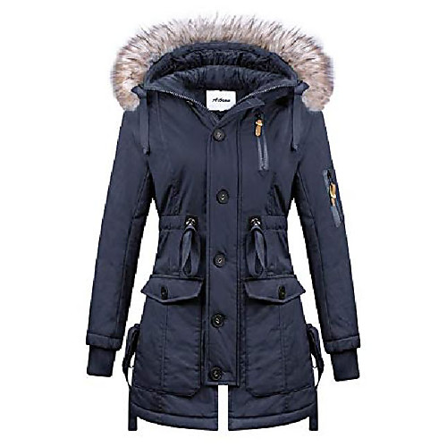 women winter coats with faux fur hood thicken warm cotton jacket(navy blue,xxl)
women winter coats with faux fur hood thicken warm cotton jacket(navy blue,xxl)