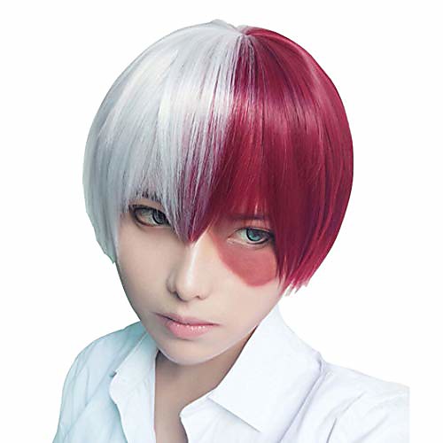 tsnomore short straight anime cosplay costume halloween unisex wig short wigs for women (sliver white &red)
tsnomore short straight anime cosplay costume halloween unisex wig short wigs for women (sliver white &red)