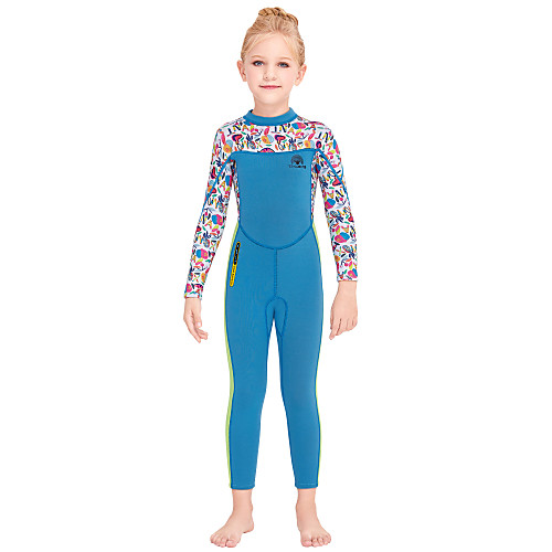 Girls' Full Wetsuit 2.5mm SCR Neoprene Diving Suit Windproof Quick Dry Long Sleeve Back Zip Patchwork Autumn / Fall Spring Summer / Kids
Girls' Full Wetsuit 2.5mm SCR Neoprene Diving Suit Windproof Quick Dry Long Sleeve Back Zip Patchwork Autumn / Fall Spring Summer / Kids