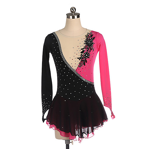 Figure Skating Dress Women's Girls' Ice Skating Dress Black Spandex High Elasticity Training Competition Skating Wear Crystal / Rhinestone Long Sleeve Ice Skating Figure Skating / Kids
Figure Skating Dress Women's Girls' Ice Skating Dress Black Spandex High Elasticity Training Competition Skating Wear Crystal / Rhinestone Long Sleeve Ice Skating Figure Skating / Kids