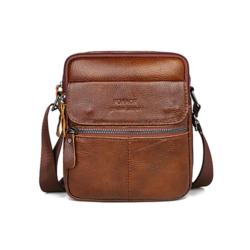 Men's Bags Cowhide Crossbody Bag Zipper Solid Color Daily Outdoor 2021 Black Coffee
Men's Bags Cowhide Crossbody Bag Zipper Solid Color Daily Outdoor 2021 Black Coffee