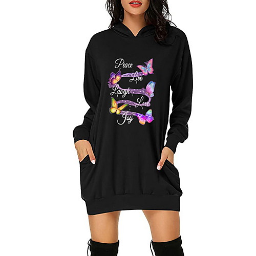 Women's Sheath Dress Short Mini Dress White Black Red Long Sleeve Print Print Fall Hooded Elegant Christmas 2021 S M L XL XXL 3XL
Women's Sheath Dress Short Mini Dress White Black Red Long Sleeve Print Print Fall Hooded Elegant Christmas 2021 S M L XL XXL 3XL