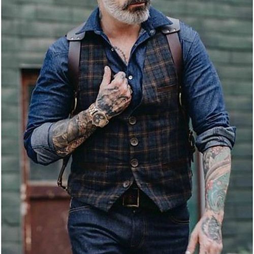 Gentleman Medieval Renaissance Corset Masquerade Men's Cotton Costume Brown Vintage Cosplay Party Performance Festival Sleeveless / Vest / Vest
Gentleman Medieval Renaissance Corset Masquerade Men's Cotton Costume Brown Vintage Cosplay Party Performance Festival Sleeveless / Vest / Vest