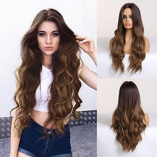 Synthetic Wig / Bangs Curly / Water Wave Style Side Part Capless Wig Grey Synthetic Hair 18 inch Women's Cosplay / Women / Synthetic Dark Gray Wig Long Cosplay Wig
Synthetic Wig / Bangs Curly / Water Wave Style Side Part Capless Wig Grey Synthetic Hair 18 inch Women's Cosplay / Women / Synthetic Dark Gray Wig Long Cosplay Wig