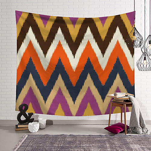 Wall Tapestry Art Deco Blanket Curtain Picnic Table Cloth Hanging Home Bedroom Living Room Dormitory Decoration Polyester Fiber Modern Color Pattern Geometric Graphic Color Polyline Wave
Wall Tapestry Art Deco Blanket Curtain Picnic Table Cloth Hanging Home Bedroom Living Room Dormitory Decoration Polyester Fiber Modern Color Pattern Geometric Graphic Color Polyline Wave