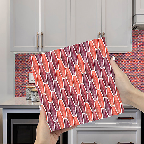 Imitation Epoxy Tile Sticker Color Mosaic Pink Tile Wall Sticker House Renovation DIY Self-adhesive PVC Wallpaper Painting Kitchen Waterproof and Oilproof Wall Sticker
Imitation Epoxy Tile Sticker Color Mosaic Pink Tile Wall Sticker House Renovation DIY Self-adhesive PVC Wallpaper Painting Kitchen Waterproof and Oilproof Wall Sticker
