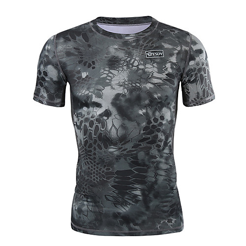 Men's Hunting T-shirt Short Sleeve Outdoor Summer Breathable Quick Dry Breathability Wearable Camo / Camouflage Top Polyester Camping / Hiking Hunting Fishing Traveling Black Yellow Green Black
Men's Hunting T-shirt Short Sleeve Outdoor Summer Breathable Quick Dry Breathability Wearable Camo / Camouflage Top Polyester Camping / Hiking Hunting Fishing Traveling Black Yellow Green Black