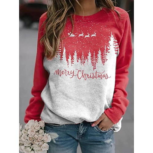 Women's Pullover Sweatshirt Graphic Christmas Daily Work Christmas Hoodies Sweatshirts Red
Women's Pullover Sweatshirt Graphic Christmas Daily Work Christmas Hoodies Sweatshirts Red