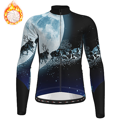 21Grams Men's Long Sleeve Cycling Jersey Winter Fleece Polyester Dark Navy Christmas Bike Jersey Top Mountain Bike MTB Road Bike Cycling Fleece Lining Warm Quick Dry Sports Clothing Apparel
21Grams Men's Long Sleeve Cycling Jersey Winter Fleece Polyester Dark Navy Christmas Bike Jersey Top Mountain Bike MTB Road Bike Cycling Fleece Lining Warm Quick Dry Sports Clothing Apparel