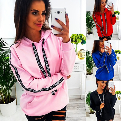 Women's Long Sleeve Hoodie Sweatshirt Top Street Athleisure Winter Thermal Warm Breathable Soft Fitness Gym Workout Running Jogging Training Sportswear Normal Black Red Blushing Pink Blue Activewear
Women's Long Sleeve Hoodie Sweatshirt Top Street Athleisure Winter Thermal Warm Breathable Soft Fitness Gym Workout Running Jogging Training Sportswear Normal Black Red Blushing Pink Blue Activewear