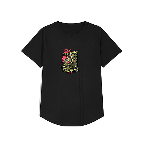 Men's Unisex T shirt Other Prints Graphic Plus Size Short Sleeve Daily Tops Streetwear White Black
Men's Unisex T shirt Other Prints Graphic Plus Size Short Sleeve Daily Tops Streetwear White Black