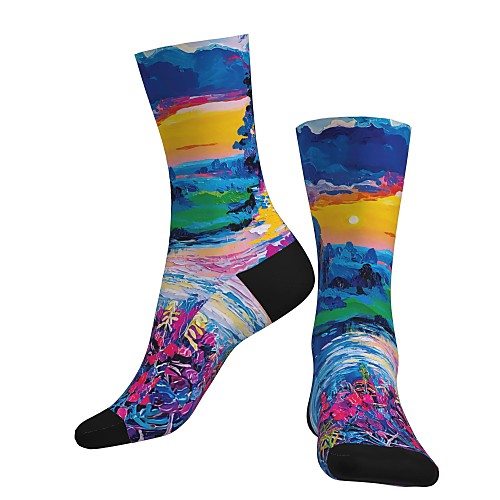 Crew Socks Compression Socks Calf Socks Athletic Sports Socks Cycling Socks Women's Men's Bike / Cycling Lightweight Breathable Anatomic Design 1 Pair Graphic Printed Cotton Blue S M L / Stretchy
Crew Socks Compression Socks Calf Socks Athletic Sports Socks Cycling Socks Women's Men's Bike / Cycling Lightweight Breathable Anatomic Design 1 Pair Graphic Printed Cotton Blue S M L / Stretchy