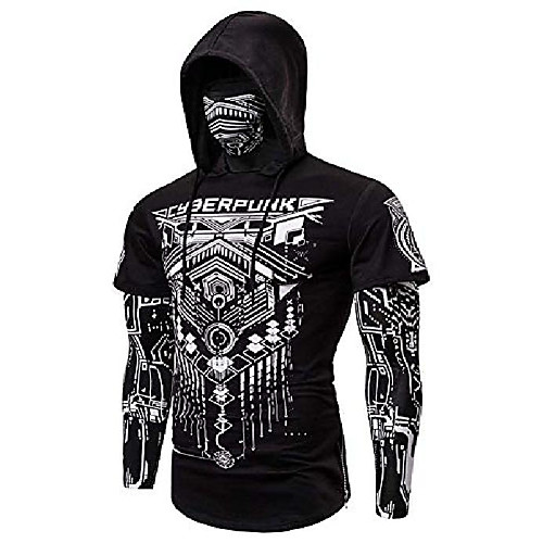 performance cycling hoodie with face mask 3d printed false two-pieces hooded long sleeve shirt (black/white, tag 2xl)
performance cycling hoodie with face mask 3d printed false two-pieces hooded long sleeve shirt (black/white, tag 2xl)