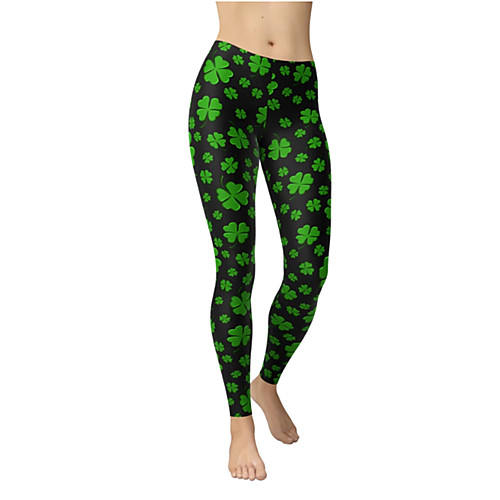 Women's Sporty Comfort Sports Gym Yoga Leggings Pants Plants Ankle-Length Print Green
Women's Sporty Comfort Sports Gym Yoga Leggings Pants Plants Ankle-Length Print Green