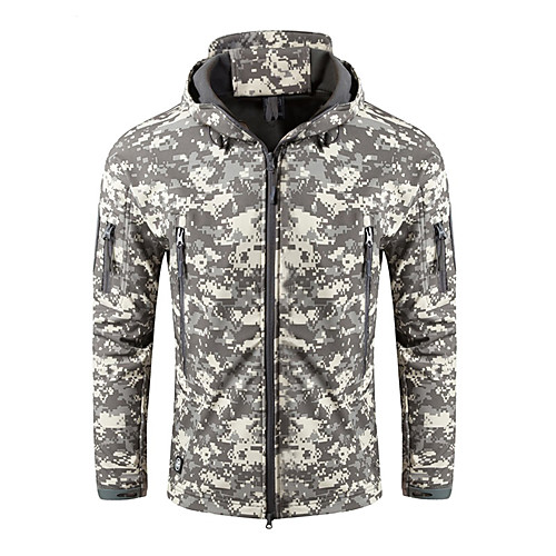 Nuckily Men's Hunting Jacket Outdoor Windproof Warm Soft Comfortable Winter Solid Colored Camo Coat Top Polyester Camping / Hiking Hunting Fishing Digital Desert Python Black Black / Micro-elastic
Nuckily Men's Hunting Jacket Outdoor Windproof Warm Soft Comfortable Winter Solid Colored Camo Coat Top Polyester Camping / Hiking Hunting Fishing Digital Desert Python Black Black / Micro-elastic