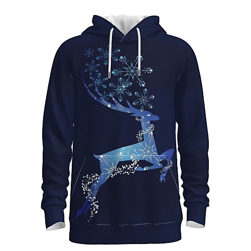 Men's Pullover Hoodie Sweatshirt Graphic 3D Reindeer Front Pocket Christmas Daily 3D Print 3D Print Christmas Hoodies Sweatshirts Navy Blue
Men's Pullover Hoodie Sweatshirt Graphic 3D Reindeer Front Pocket Christmas Daily 3D Print 3D Print Christmas Hoodies Sweatshirts Navy Blue