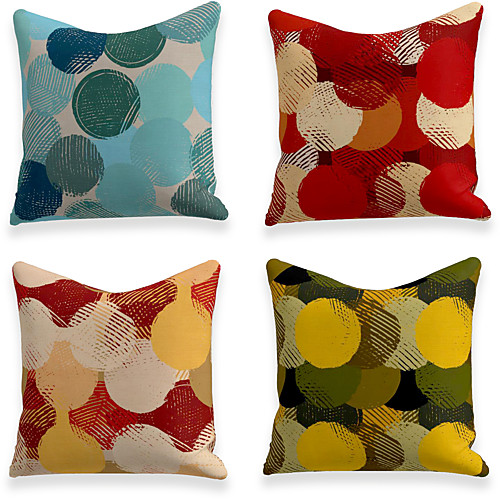 Cushion Cover 4PCS Linen Soft Decorative Square Throw Pillow Cover Cushion Case Pillowcase For Sofa Bedroom 45 x 45 cm (18 x 18 Inch) Superior Quality Mashine Washable Colored Spots
Cushion Cover 4PCS Linen Soft Decorative Square Throw Pillow Cover Cushion Case Pillowcase For Sofa Bedroom 45 x 45 cm (18 x 18 Inch) Superior Quality Mashine Washable Colored Spots