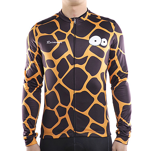 Men's Long Sleeve Cycling Jersey Winter Fleece Polyester Black Giraffe Bike Jersey Top Mountain Bike MTB Road Bike Cycling Thermal Warm Fleece Lining Breathable Sports Clothing Apparel / Stretchy
Men's Long Sleeve Cycling Jersey Winter Fleece Polyester Black Giraffe Bike Jersey Top Mountain Bike MTB Road Bike Cycling Thermal Warm Fleece Lining Breathable Sports Clothing Apparel / Stretchy