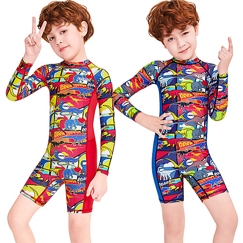 Boys' Rash Guard Dive Skin Suit Diving Suit Breathable Quick Dry Long Sleeve Back Zip - Swimming Surfing Water Sports Painting Summer / Stretchy / Kid's
Boys' Rash Guard Dive Skin Suit Diving Suit Breathable Quick Dry Long Sleeve Back Zip - Swimming Surfing Water Sports Painting Summer / Stretchy / Kid's