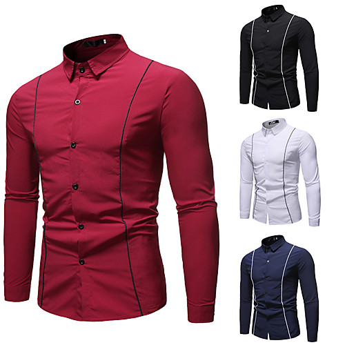 Men's Shirt non-printing Solid Colored Color Block Plus Size Long Sleeve Party Tops Elegant Vintage White Black Red
Men's Shirt non-printing Solid Colored Color Block Plus Size Long Sleeve Party Tops Elegant Vintage White Black Red