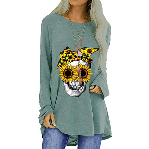 Women's T Shirt Dress Tee Dress Short Mini Dress Black Blue Red Green Gray Long Sleeve Print Print Fall Winter Round Neck Casual Cotton 2021 S M L XL XXL 3XL
Women's T Shirt Dress Tee Dress Short Mini Dress Black Blue Red Green Gray Long Sleeve Print Print Fall Winter Round Neck Casual Cotton 2021 S M L XL XXL 3XL