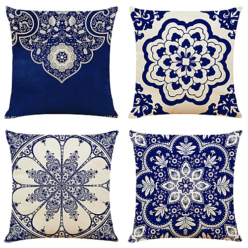 Cushion Cover 4PC Linen Soft Decorative Square Throw Pillow Cover Cushion Case Pillowcase for Sofa Bedroom 45 x 45 cm (18 x 18 Inch) Superior Quality Machine Washable
Cushion Cover 4PC Linen Soft Decorative Square Throw Pillow Cover Cushion Case Pillowcase for Sofa Bedroom 45 x 45 cm (18 x 18 Inch) Superior Quality Machine Washable