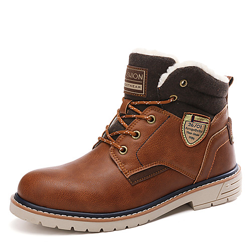 Men's Hiking Shoes Hiking Boots Wearable High-Top Outsole Pattern Design Hiking Outdoor Exercise Fall & Winter RedBrown Black Brown / Round Toe
Men's Hiking Shoes Hiking Boots Wearable High-Top Outsole Pattern Design Hiking Outdoor Exercise Fall & Winter RedBrown Black Brown / Round Toe