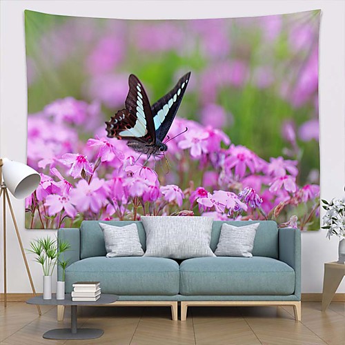Wall Tapestry Art Deco Blanket Curtain Picnic Table Cloth Hanging Home Bedroom Living Room Dormitory Decoration Polyester Fiber Plant Series Animal Pink Flower Butterfly
Wall Tapestry Art Deco Blanket Curtain Picnic Table Cloth Hanging Home Bedroom Living Room Dormitory Decoration Polyester Fiber Plant Series Animal Pink Flower Butterfly