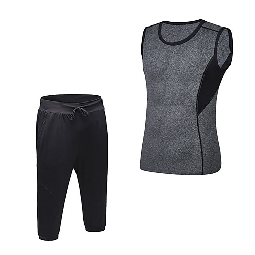 Men's Patchwork Tracksuit Activewear Set Athletic Athleisure Sleeveless 2pcs Breathable Quick Dry Moisture Wicking Fitness Gym Workout Running Walking Jogging Sportswear Normal Outfit Set Clothing
Men's Patchwork Tracksuit Activewear Set Athletic Athleisure Sleeveless 2pcs Breathable Quick Dry Moisture Wicking Fitness Gym Workout Running Walking Jogging Sportswear Normal Outfit Set Clothing