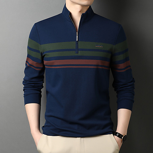 Men's Golf Zip Top Polo Shirts Long Sleeve Breathable Quick Dry Soft Sports Outdoor Autumn / Fall Spring Winter Stripes Yellow Green / Stretchy
Men's Golf Zip Top Polo Shirts Long Sleeve Breathable Quick Dry Soft Sports Outdoor Autumn / Fall Spring Winter Stripes Yellow Green / Stretchy