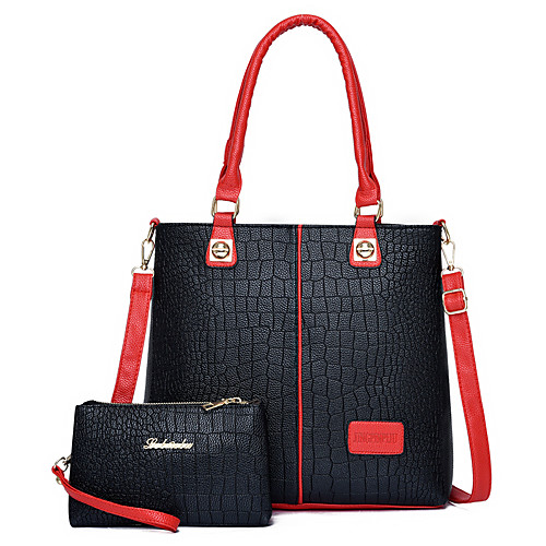 Women's Bags PU Leather Bag Set 2 Pieces Purse Set Zipper Embossed Daily Outdoor Bag Sets 2021 Handbags White Black Blue Red
Women's Bags PU Leather Bag Set 2 Pieces Purse Set Zipper Embossed Daily Outdoor Bag Sets 2021 Handbags White Black Blue Red