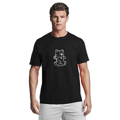 Men's Unisex T shirt Other Prints Animal Plus Size Short Sleeve Daily Tops Cotton Black Gray
Men's Unisex T shirt Other Prints Animal Plus Size Short Sleeve Daily Tops Cotton Black Gray