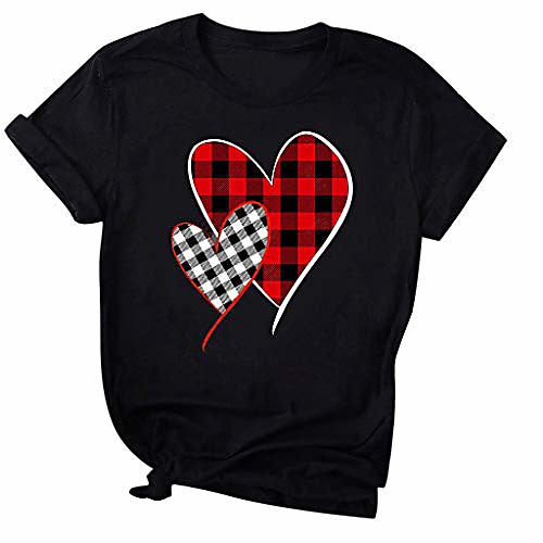 t shirts for women graphic funny, plaid love heart t shirt women valentine's day funny cute heart tops tees casual short sleeve lover gift shirts tops
t shirts for women graphic funny, plaid love heart t shirt women valentine's day funny cute heart tops tees casual short sleeve lover gift shirts tops