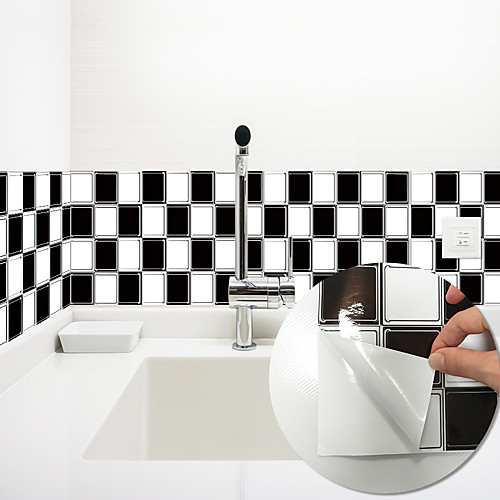 3D Mosaic Black and White Classic Wall Stickers Bathroom Waterproof Tile Stickers Kitchen Oil and Antifouling Stickers 24020cm
3D Mosaic Black and White Classic Wall Stickers Bathroom Waterproof Tile Stickers Kitchen Oil and Antifouling Stickers 24020cm