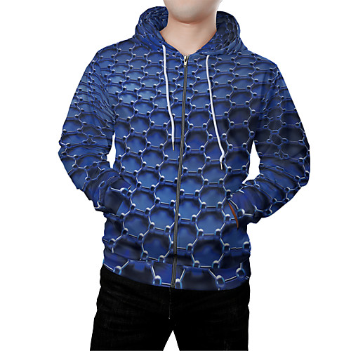 Men's Zip Up Hoodie Sweatshirt Graphic 3D Front Pocket Hooded Daily Weekend 3D Print 3D Print Hoodies Sweatshirts Long Sleeve Blue
Men's Zip Up Hoodie Sweatshirt Graphic 3D Front Pocket Hooded Daily Weekend 3D Print 3D Print Hoodies Sweatshirts Long Sleeve Blue