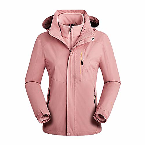 Women's Men's Hiking 3-in-1 Jackets Winter Outdoor Waterproof Lightweight Windproof Breathable Winter Jacket Top Fishing Climbing Camping / Hiking / Caving Male black Female black Female rose red
Women's Men's Hiking 3-in-1 Jackets Winter Outdoor Waterproof Lightweight Windproof Breathable Winter Jacket Top Fishing Climbing Camping / Hiking / Caving Male black Female black Female rose red