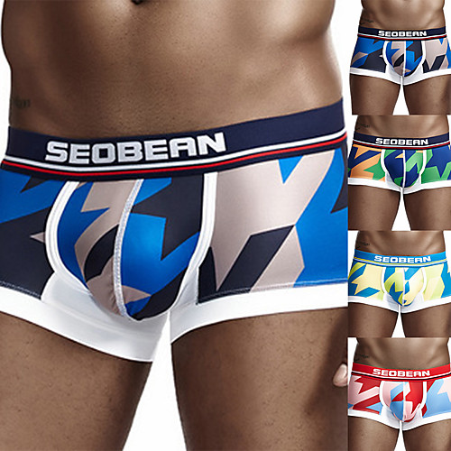 SEOBEAN Men's Sports Underwear Shorts Boxer Briefs Bottoms Winter Fitness Gym Workout Performance Running Training Breathable Quick Dry Soft Sport Blue Red Green Dark Blue / Stretchy
SEOBEAN Men's Sports Underwear Shorts Boxer Briefs Bottoms Winter Fitness Gym Workout Performance Running Training Breathable Quick Dry Soft Sport Blue Red Green Dark Blue / Stretchy